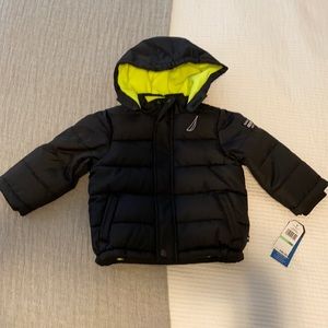 NWT Nautical puffer kids jacket 18mo